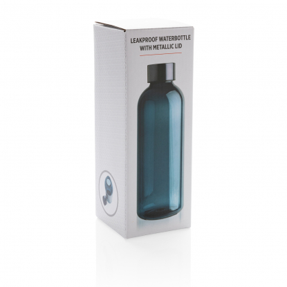 Герметичная бутылка с металлической крышкой, синяя, коробка