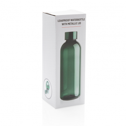 Герметичная бутылка с металлической крышкой, зеленая, коробка