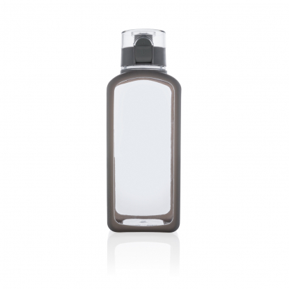 Квадратная вакуумная бутылка для воды, белая, вид спереди