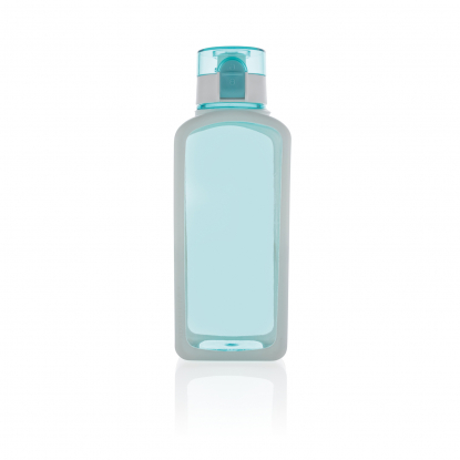 Квадратная вакуумная бутылка для воды, бирюзовая, вид спереди