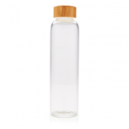 Стеклянная бутылка с белым чехлом