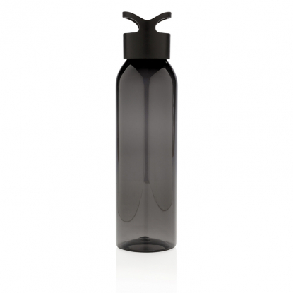Герметичная бутылка для воды из AS-пластика, чёрная, вид сбоку