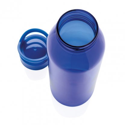 Герметичная бутылка для воды из AS-пластика, синяя, вид сверху