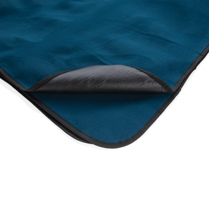 Плед для пикника Impact из RPET AWARE™, темно-синий