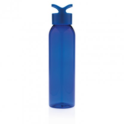 Герметичная бутылка для воды из AS-пластика, синяя, вид сбоку