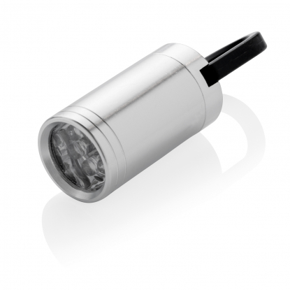LED-фонарик Pull it, серебристый, без света