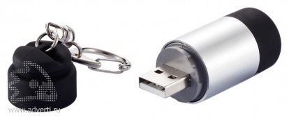 Светодиодный брелок-фонарик, заряжается от USB, USB разъем для заряда