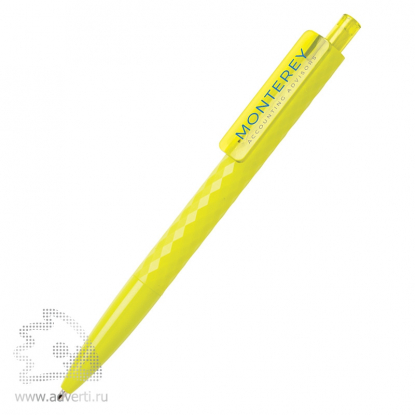 Шариковая ручка X3 XD Design, салатовая, пример нанесения