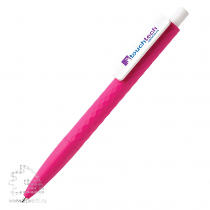 Шариковая ручка X3 Smooth Touch 2 XD Design, розовая, пример печати