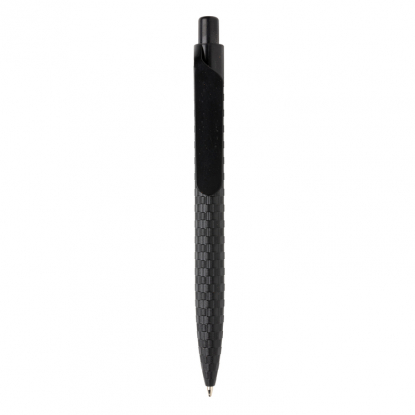 Ручка Wheat Straw, чёрная, вид спереди