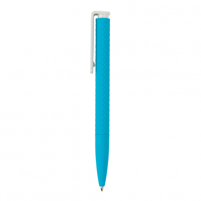 Ручка X7 Smooth Touch, голубая, вид сбоку