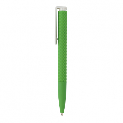 Ручка X7 Smooth Touch, зелёная, вид сбоку