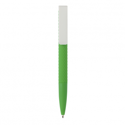 Ручка X7 Smooth Touch, зелёная, вид спереди