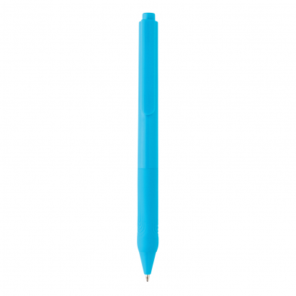 Ручка X9 с глянцевым корпусом, синяя