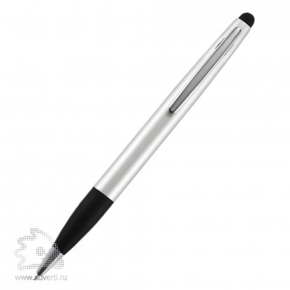 Ручка-стилус Touch 2 в 1, серебряная