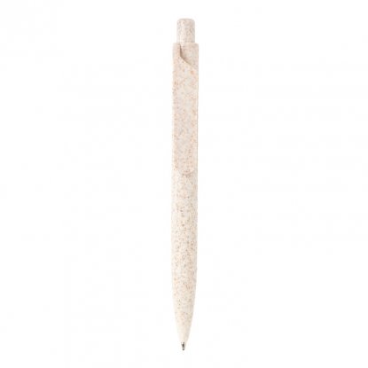 Ручка Wheat Straw, белая, вид спереди