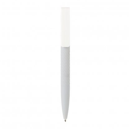 Ручка X7 Smooth Touch, серая, вид спереди