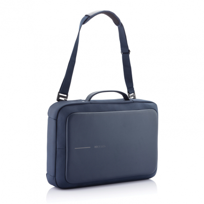 Сумка-рюкзак Bobby Bizz с защитой от карманников, синяя, ремень