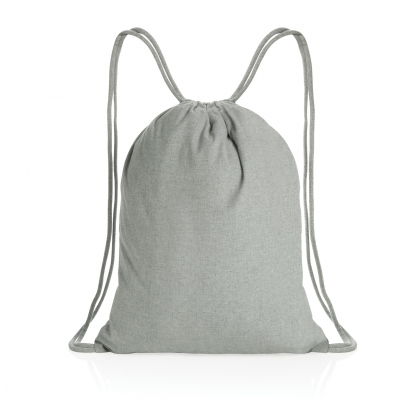 Рюкзак на шнурке Impact из переработанного хлопка AWARE™, серый