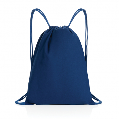 Рюкзак на шнурке Impact из переработанного хлопка AWARE™, синий