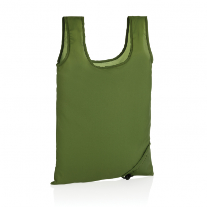 Плотная складная сумка-шоппер Impact из RPET AWARE™, зеленая