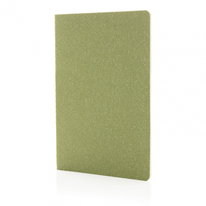 Тонкий блокнот Standard в мягкой обложке, А5, зелёный