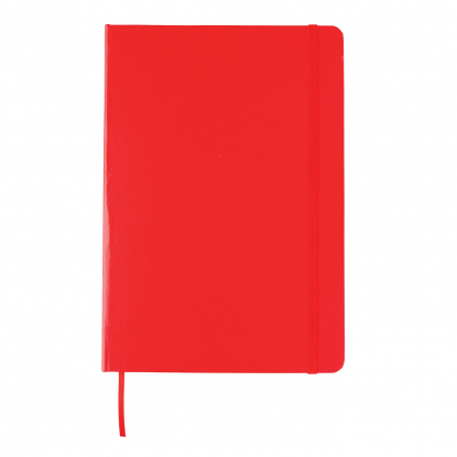 Блокнот для записей Basic, в твердой обложке, А5, красный, спереди