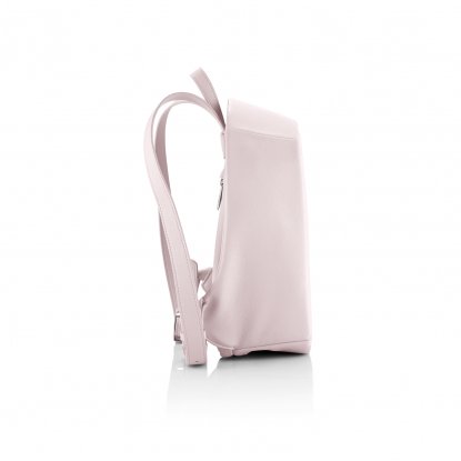 Рюкзак Bobby Elle с защитой от карманников, розовый, вид сбоку