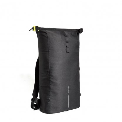 Рюкзак Bobby Urban Lite с защитой от карманников, чёрный, в развернутом виде