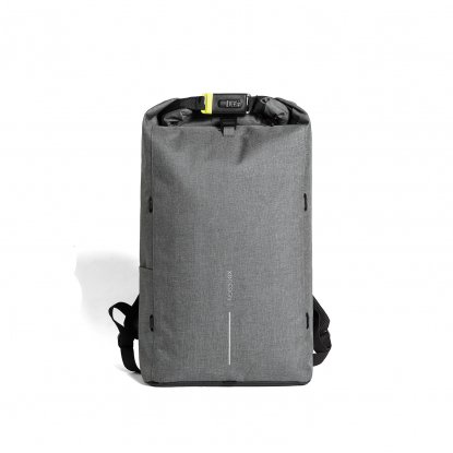 Рюкзак Bobby Urban Lite с защитой от карманников, серый, вид спереди