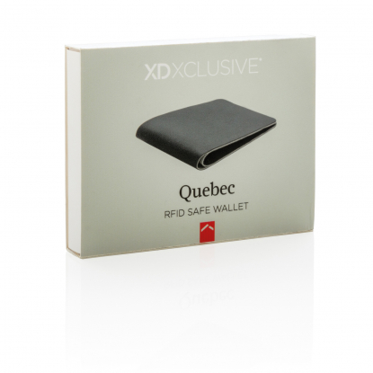Бумажник Quebec с защитой от сканирования RFID, коробка