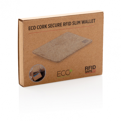 Эко-кошелек Cork c RFID защитой, упаковка
