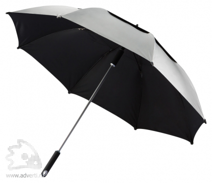 Зонт-трость антишторм Hurricane 27", серый