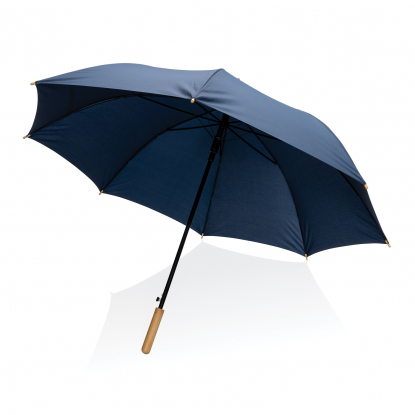 Плотный зонт Impact из RPET AWARE™ с автоматическим открыванием, d120 см, темно-синий