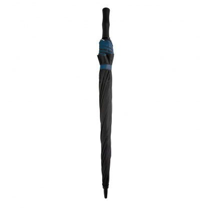 Двухцветный плотный зонт Impact из RPET AWARE™ с автоматическим открыванием, d120 см, синий