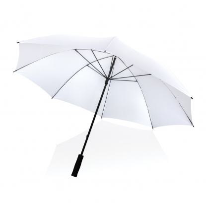 Зонт-антишторм Impact из RPET AWARE™, d130 см, белый 