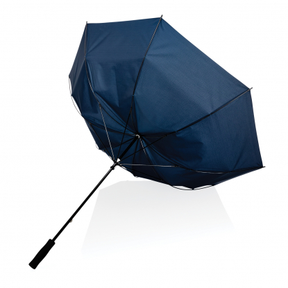 Зонт-антишторм Impact из RPET AWARE™, d130 см, темно-синий 