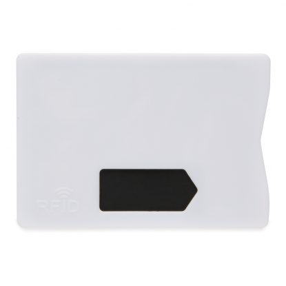 Держатель для карт RFID, белый, вид спереди