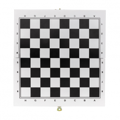 Набор настольных игр 3 в 1 в деревянной коробке, сторона с шахматной доской
