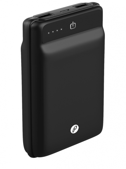 Универсальное зарядное устройство Pocket PARTNER, 10000 mAh, оборотная сторона