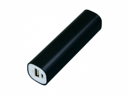 Универсальное зарядное устройство power bank прямоугольной формы, черное