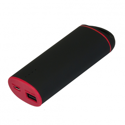 Внешний аккумулятор Travel Max PB 4000 mAh, красный с чёрным