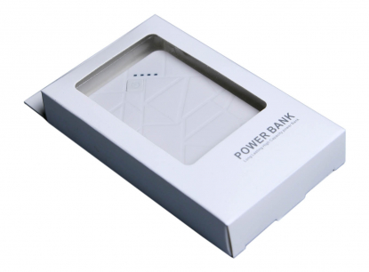 Универсальное зарядное устройство power bank Rombic 4000 mAh, белое, в коробке