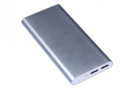 Универсальное зарядное устройство power bank PBM03, 10000 mAh, серебристое