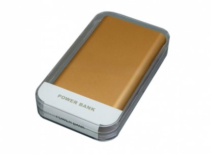 Универсальное зарядное устройство power bank PBM02 , 8000 mAh, оранжевый, в упаковке