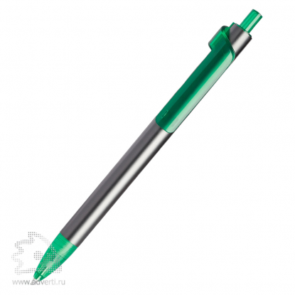 Шариковая ручка Piano BeOne, темно-серая с зеленым