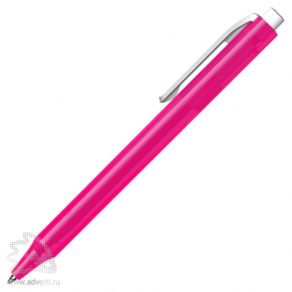 Шариковая ручка Brave Transparent Polished, розовая