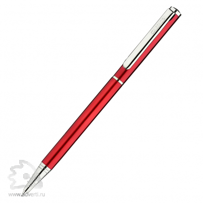 Шариковая ручка Псков, лакированная Салiасъ, бордовая