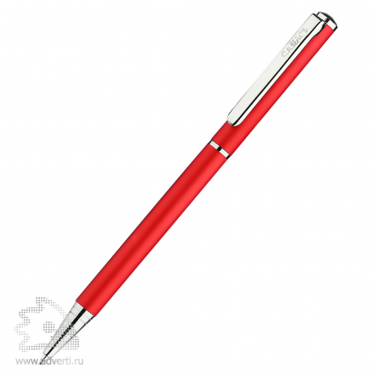 Шариковая ручка Псков, матовая Салiасъ, красная