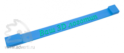 Флешка Браслет с логотипом 3D, синяя